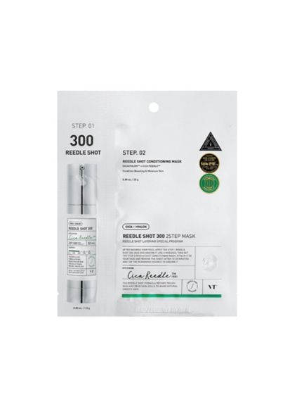 VT COSMETICS - Reedle Shot 300 2-Step Mask - Dvojkroková maska s niacínamidom a proti akné