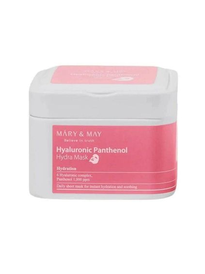MARY & MAY Hyaluronic Panthenol Hydra Mask - Hydratačná plátená maska s kyselinou hyalurónovou (30ks)