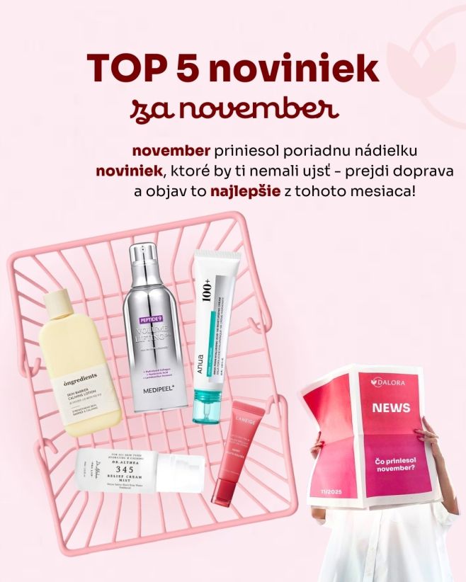 November prináša na Daloru nové k-beauty poklady, ktoré zaručene oživia tvoju rutinu 🎀✨ Vybrali sme pre teba produkty,...