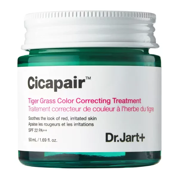 Dr. Jart+ - Cicapair Tiger Grass Color Correcting Treatment SPF22 PA++ - Korekčný krém na tvár - 50 ml